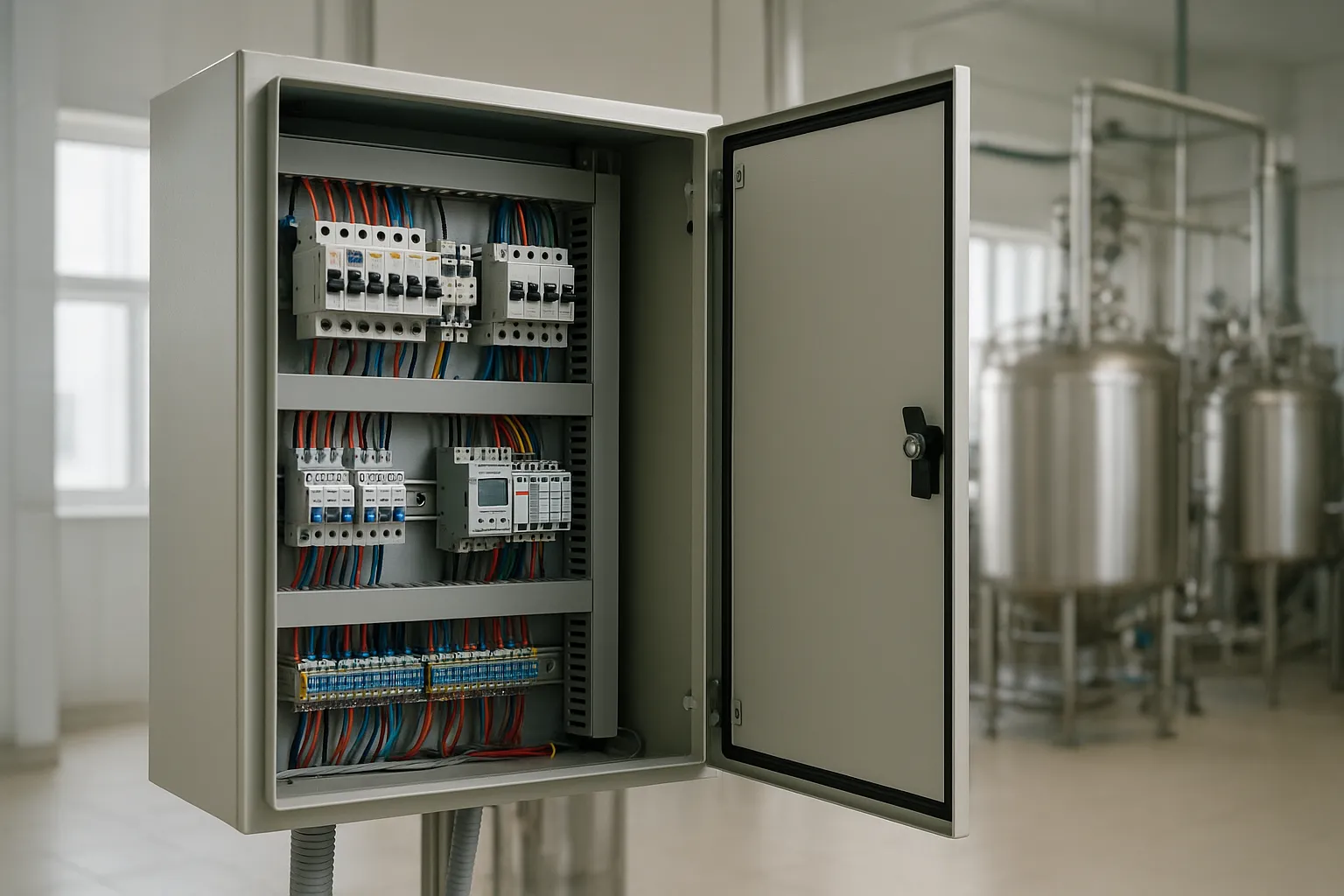 gabinete de control eléctrico para sector farmacéutico México