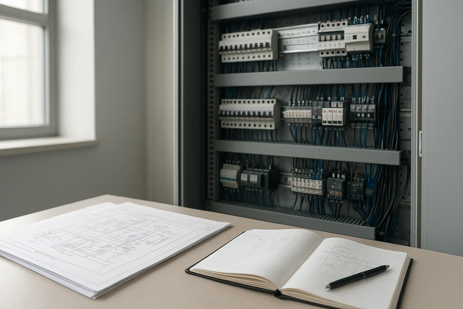 gabinetes de control con documentación técnica as-built