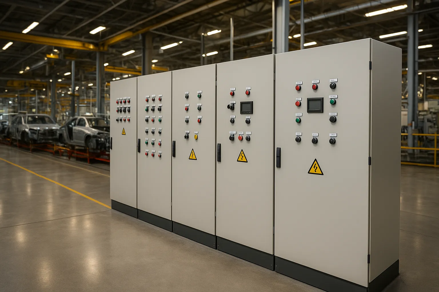 gabinetes eléctricos para planta automotriz México