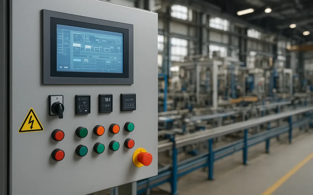 tableros de control para líneas de producción manufactura